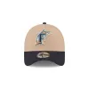 Miami Marlins Beige Khaki 9FORTY A-Frame Snapback Hat sold by New Era