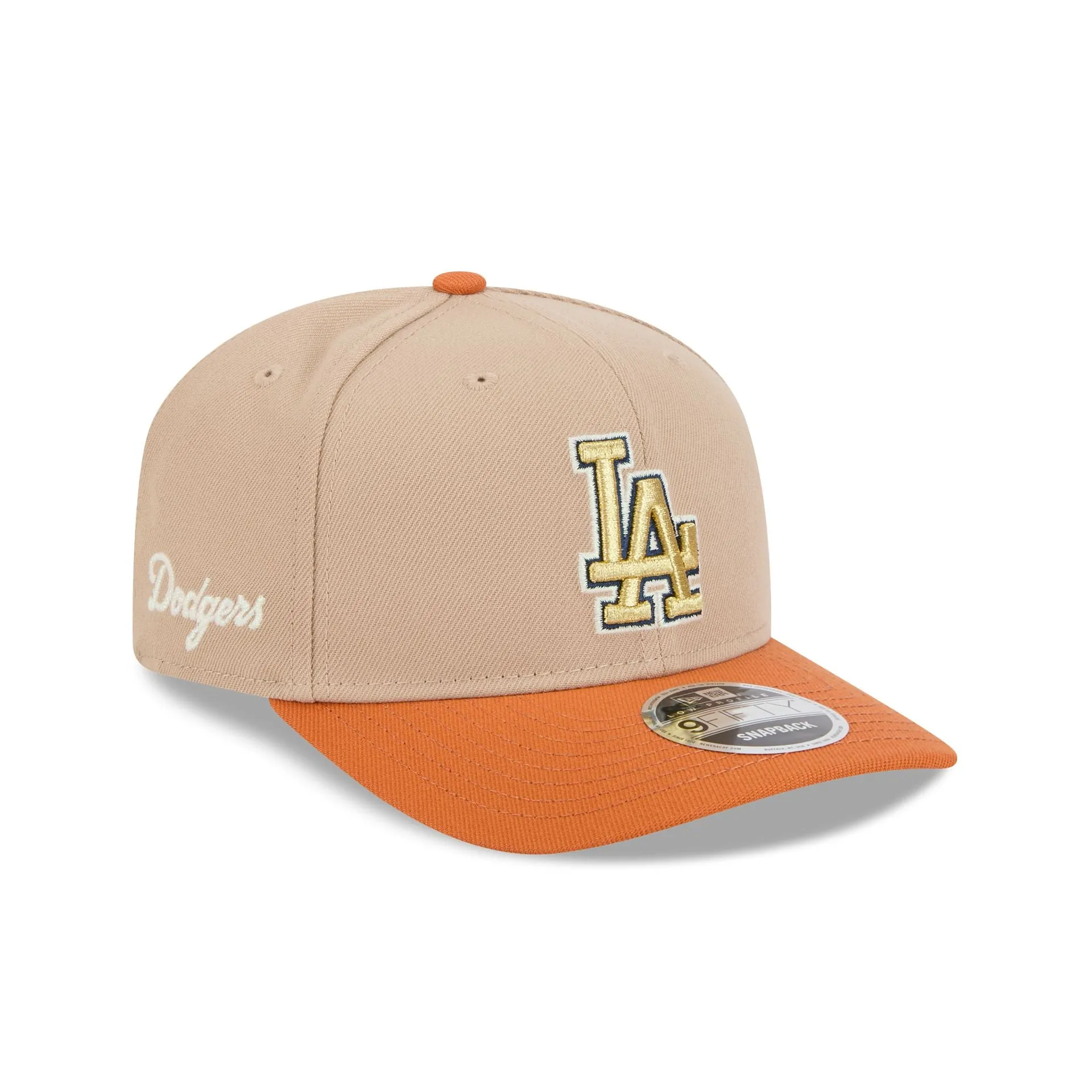 Los Angeles Dodgers Sandy Rust 9SEVENTY Snapback Hat sold by New Era