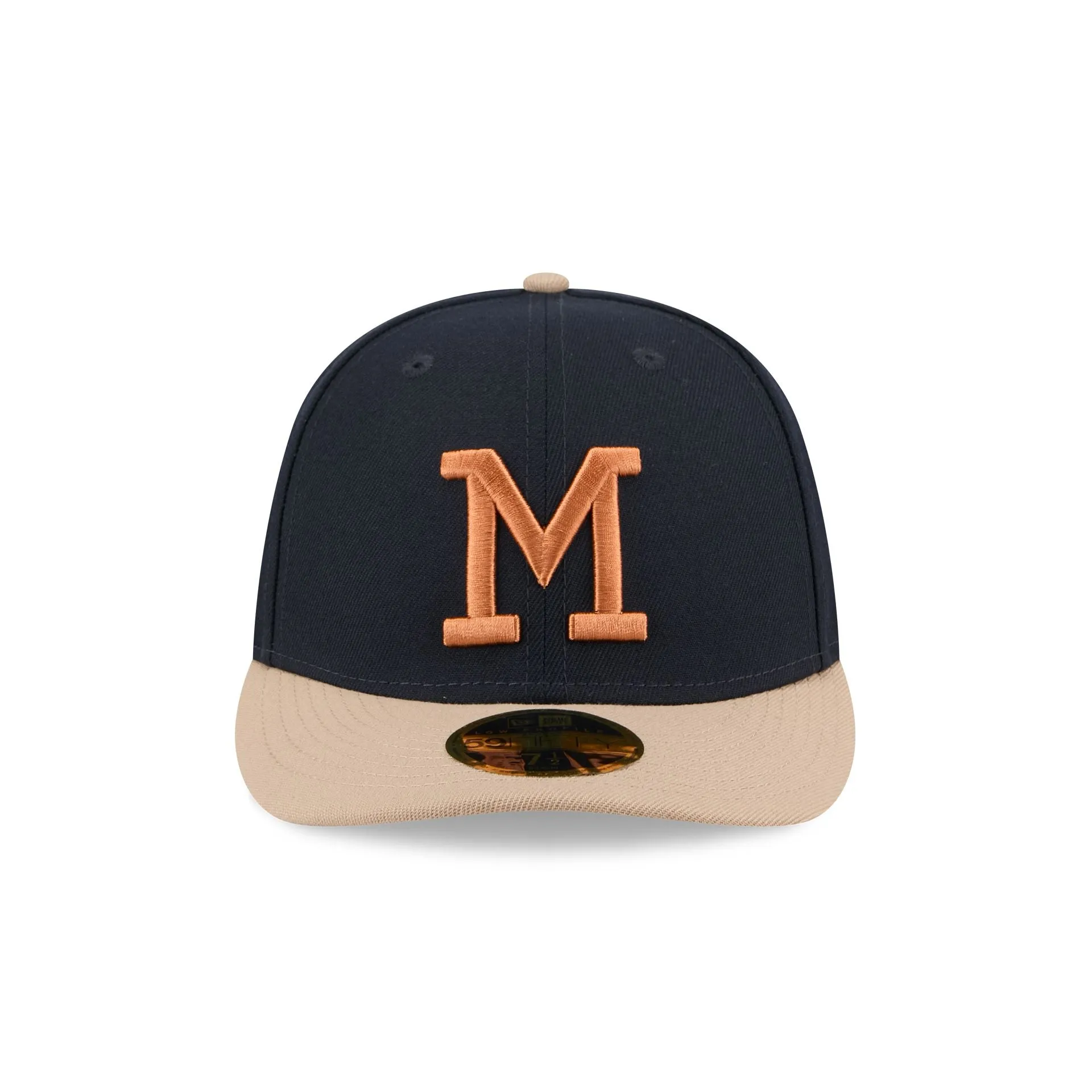 Milwaukee Brewers Blue Ivory Low Profile 59FIFTY Fitted Hat sold by New Era product image thumbnail 2