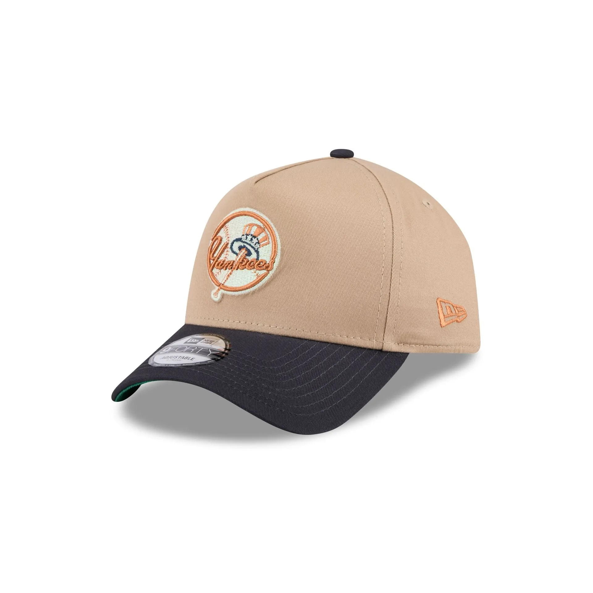 New York Yankees Beige Khaki 9FORTY A-Frame Snapback Hat sold by New Era product image thumbnail 3