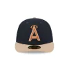 Los Angeles Angels Blue Ivory Low Profile 59FIFTY Fitted Hat sold by New Era