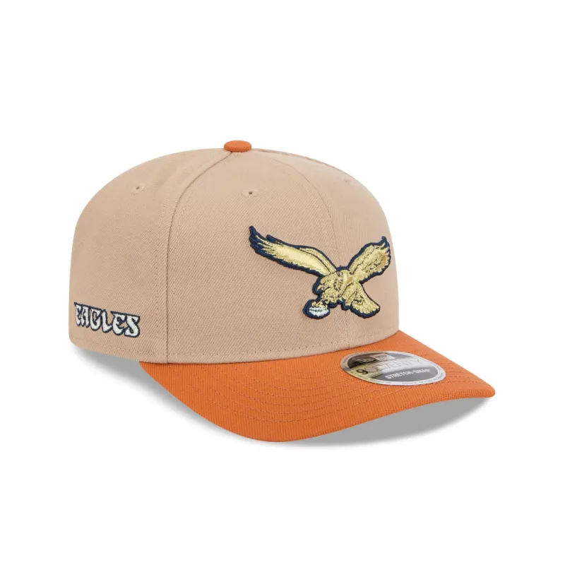 Philadelphia Eagles Sandy Rust 9SEVENTY Snapback Hat sold by New Era