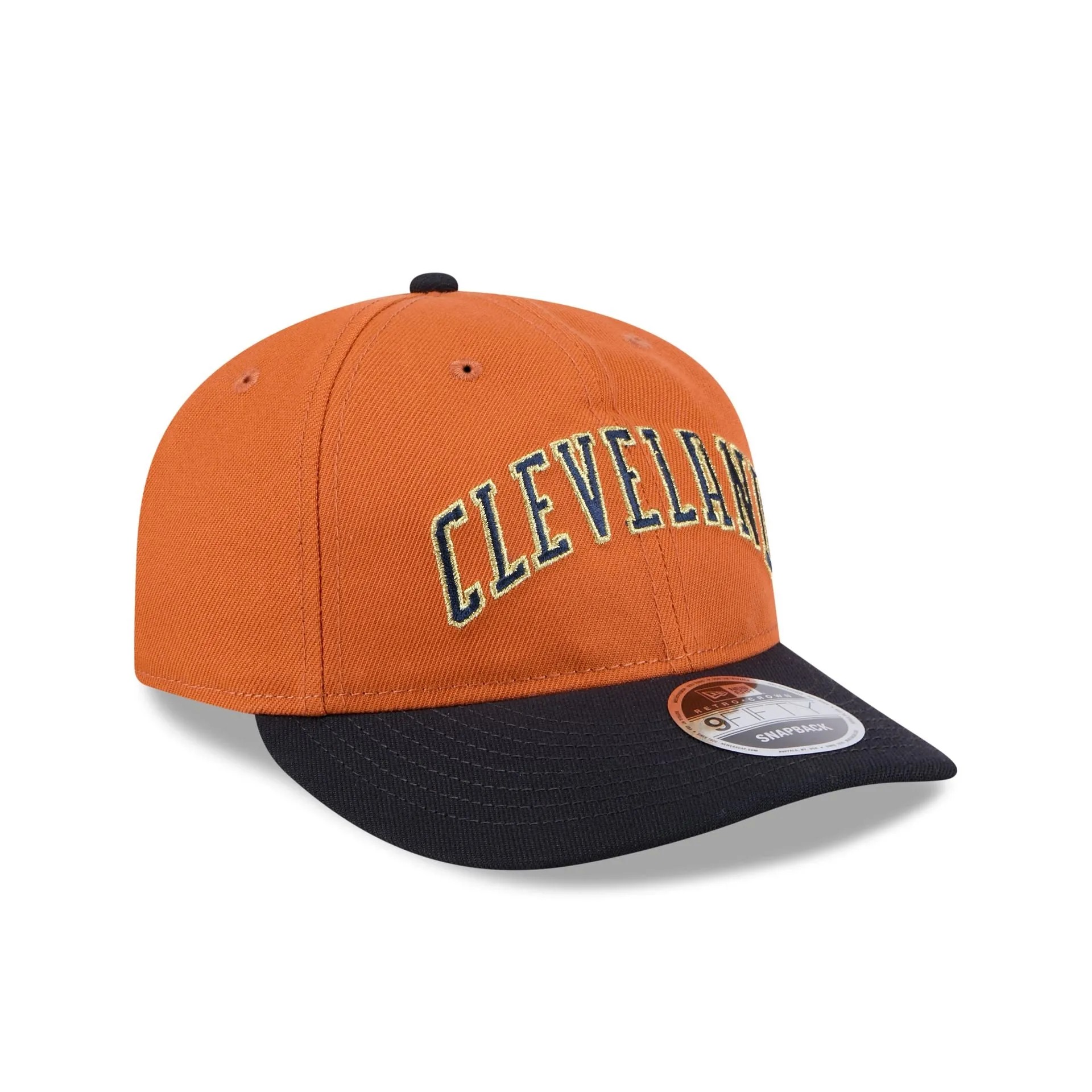 Cleveland Guardians Gold Wood Retro Crown 9FIFTY Snapback Hat sold by New Era product image thumbnail 3