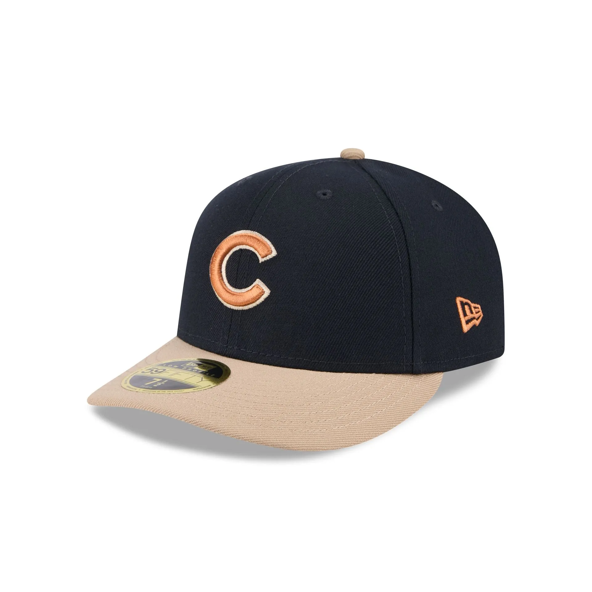 Chicago Cubs Blue Ivory Low Profile 59FIFTY Fitted Hat sold by New Era product image thumbnail 3