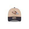 Baltimore Ravens Beige Khaki 9FORTY A-Frame Snapback Hat sold by New Era