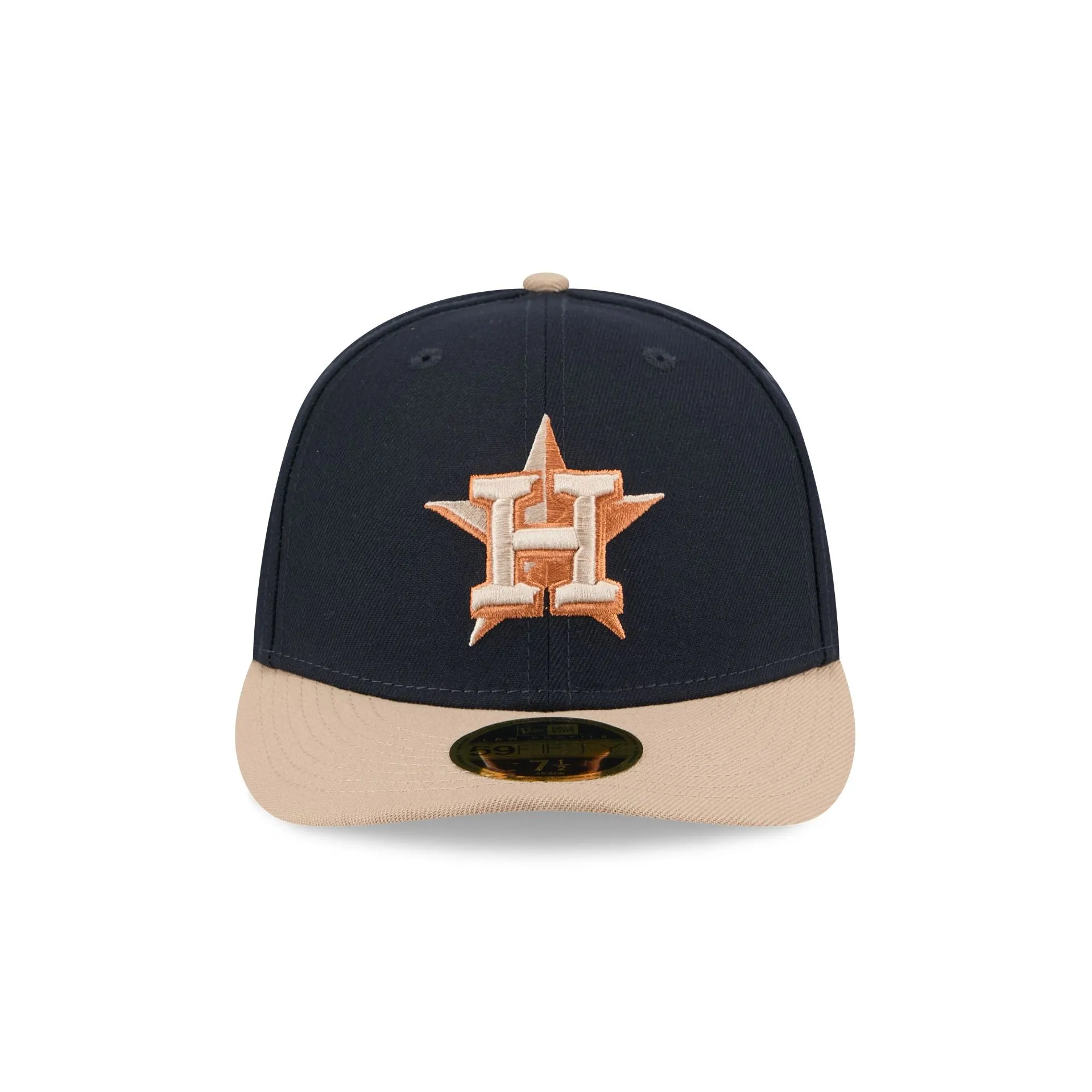 Houston Astros Blue Ivory Low Profile 59FIFTY Fitted Hat sold by New Era product image thumbnail 2
