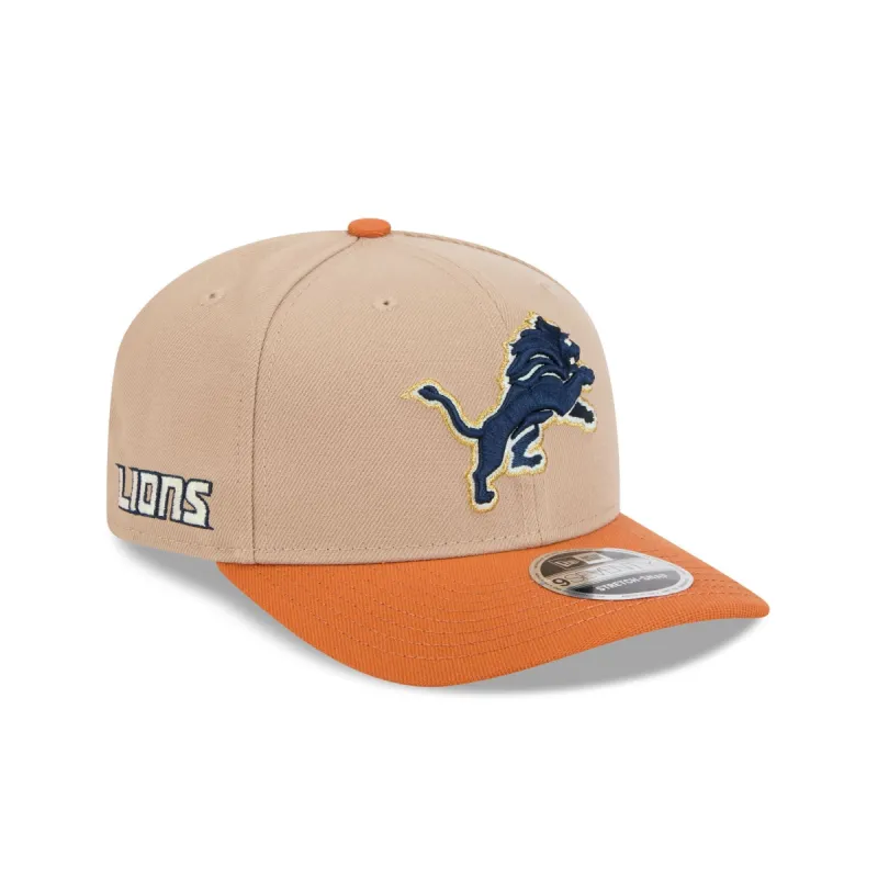 Detroit Lions Sandy Rust 9SEVENTY Snapback Hat sold by New Era