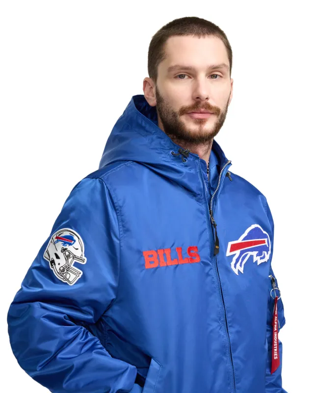 Alpha Industries x Buffalo Bills L-2B Hooded Bomber Jacket sold by New Era