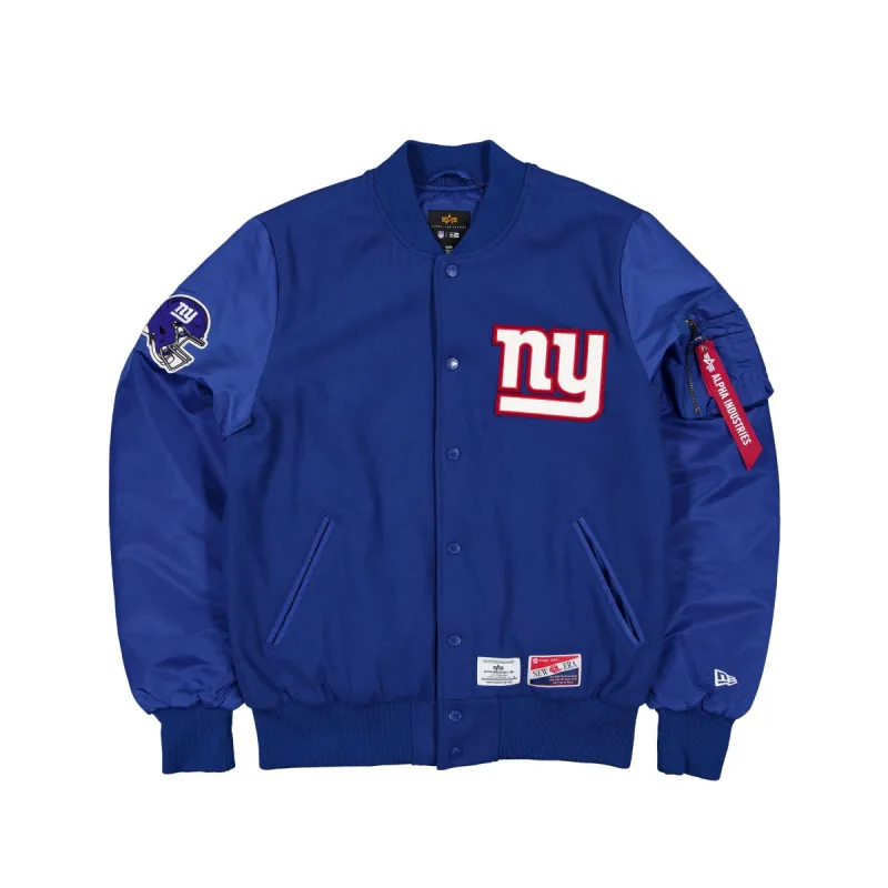 Alpha Industries x New York Giants MA-1 Wool Varsity Jacket sold by New Era