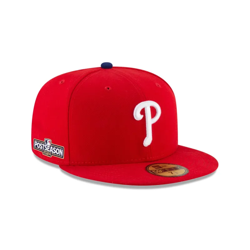 Philadelphia Phillies 2024 Post Season Side Patch 59FIFTY Fitted Hat sold by New Era