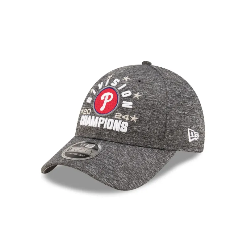 Philadelphia Phillies 2024 Division Champions Locker Room 9FORTY Stretch-Snap Hat sold by New Era