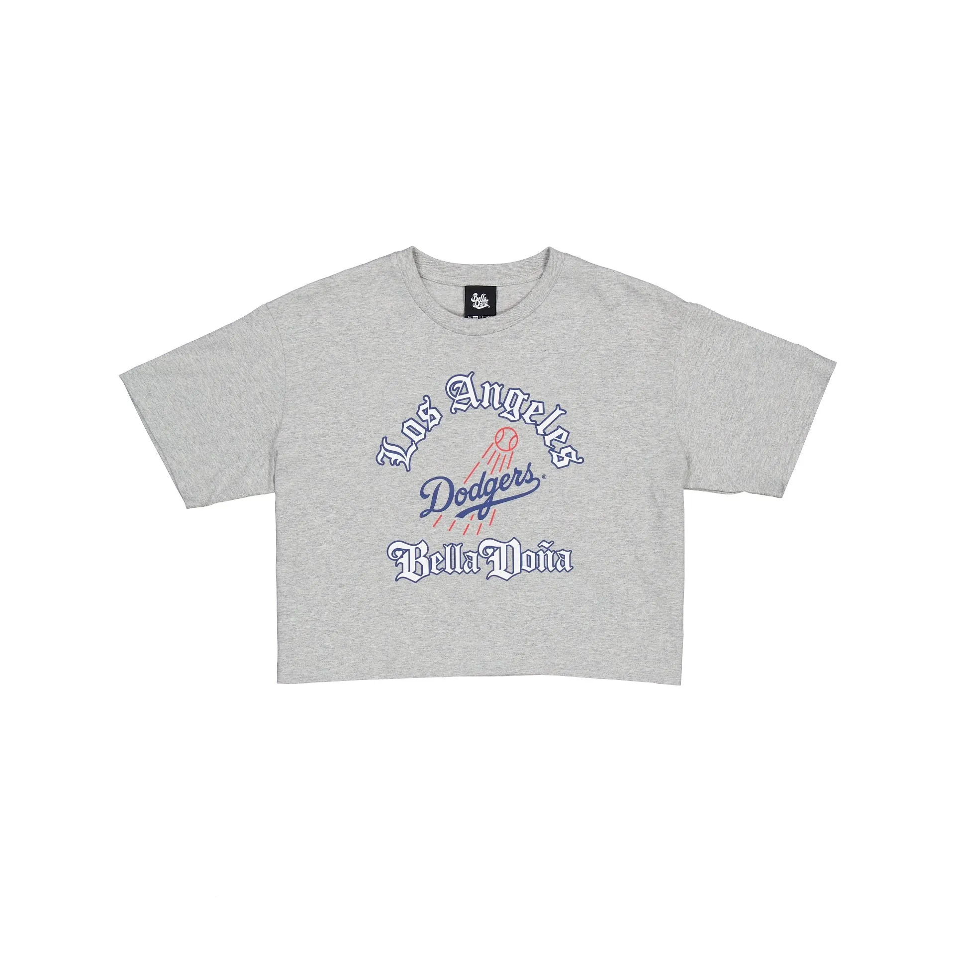 Bella Doña x Los Angeles Dodgers Women's Cropped T-Shirt sold by New Era