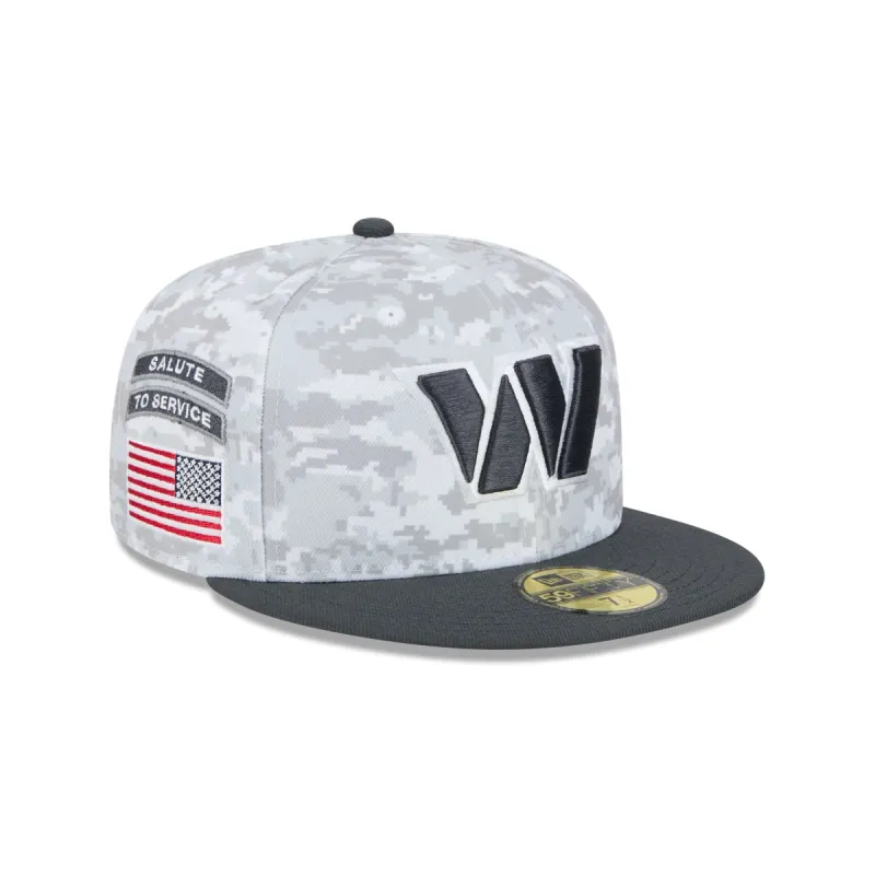 Washington Commanders 2024 Salute to Service 59FIFTY Fitted Hat sold by New Era