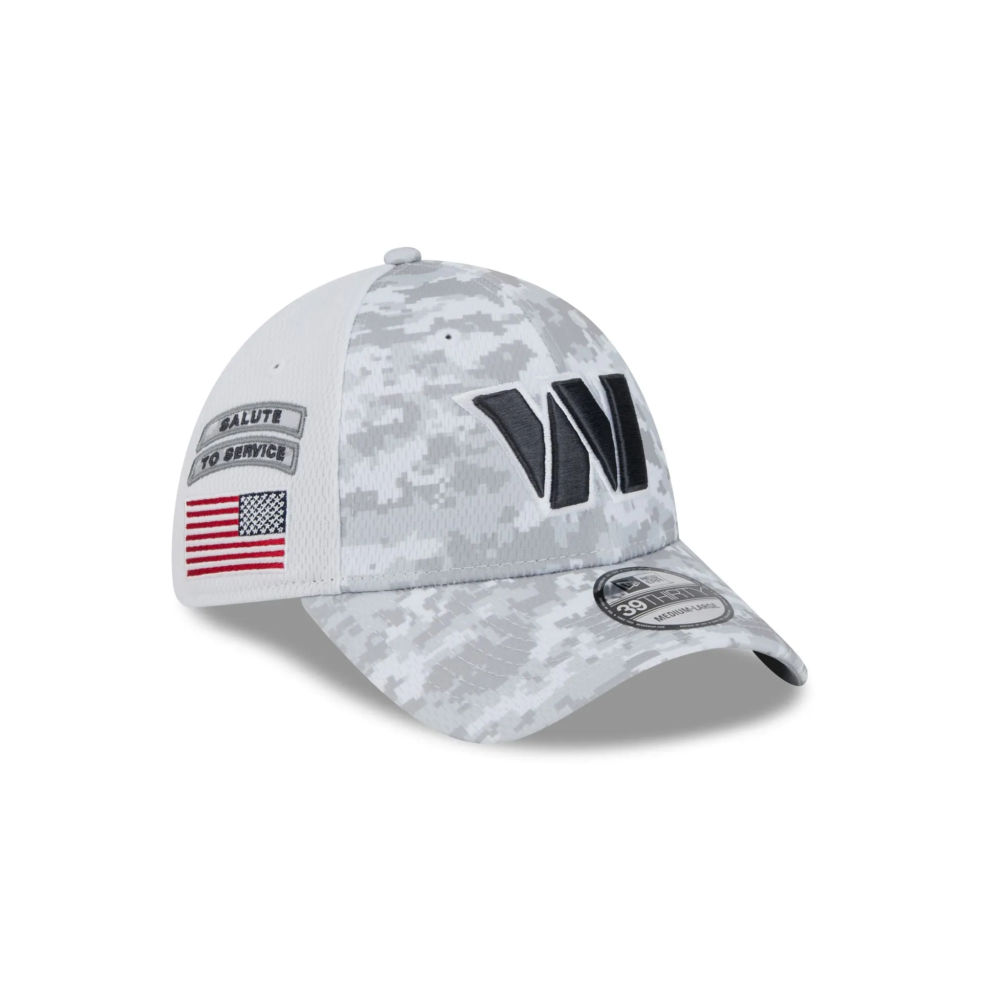 Washington Commanders 2024 Salute to Service 39THIRTY Stretch Fit Hat sold by New Era