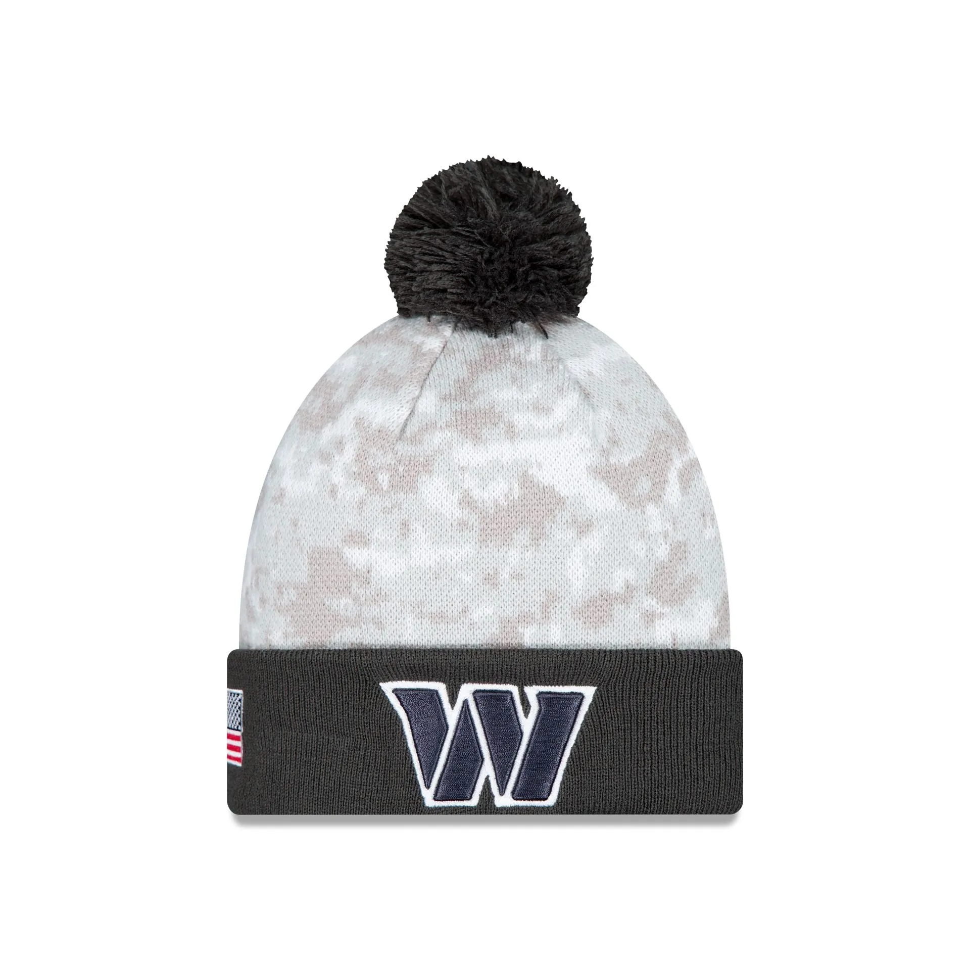 Washington Commanders 2024 Salute to Service Pom Knit Hat sold by New Era