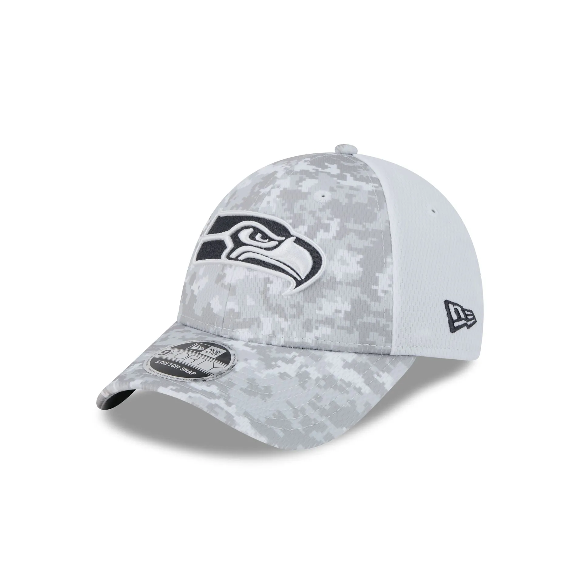 Seattle Seahawks 2024 Salute to Service 9FORTY Stretch-Snap Hat sold by New Era product image thumbnail 3