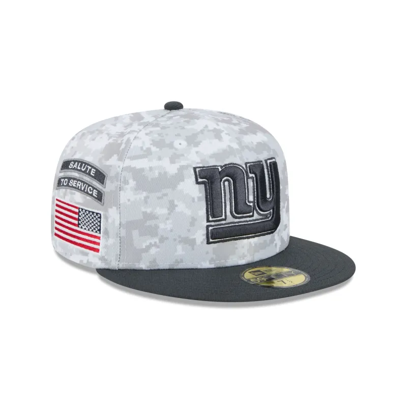 New York Giants 2024 Salute to Service 59FIFTY Fitted Hat sold by New Era