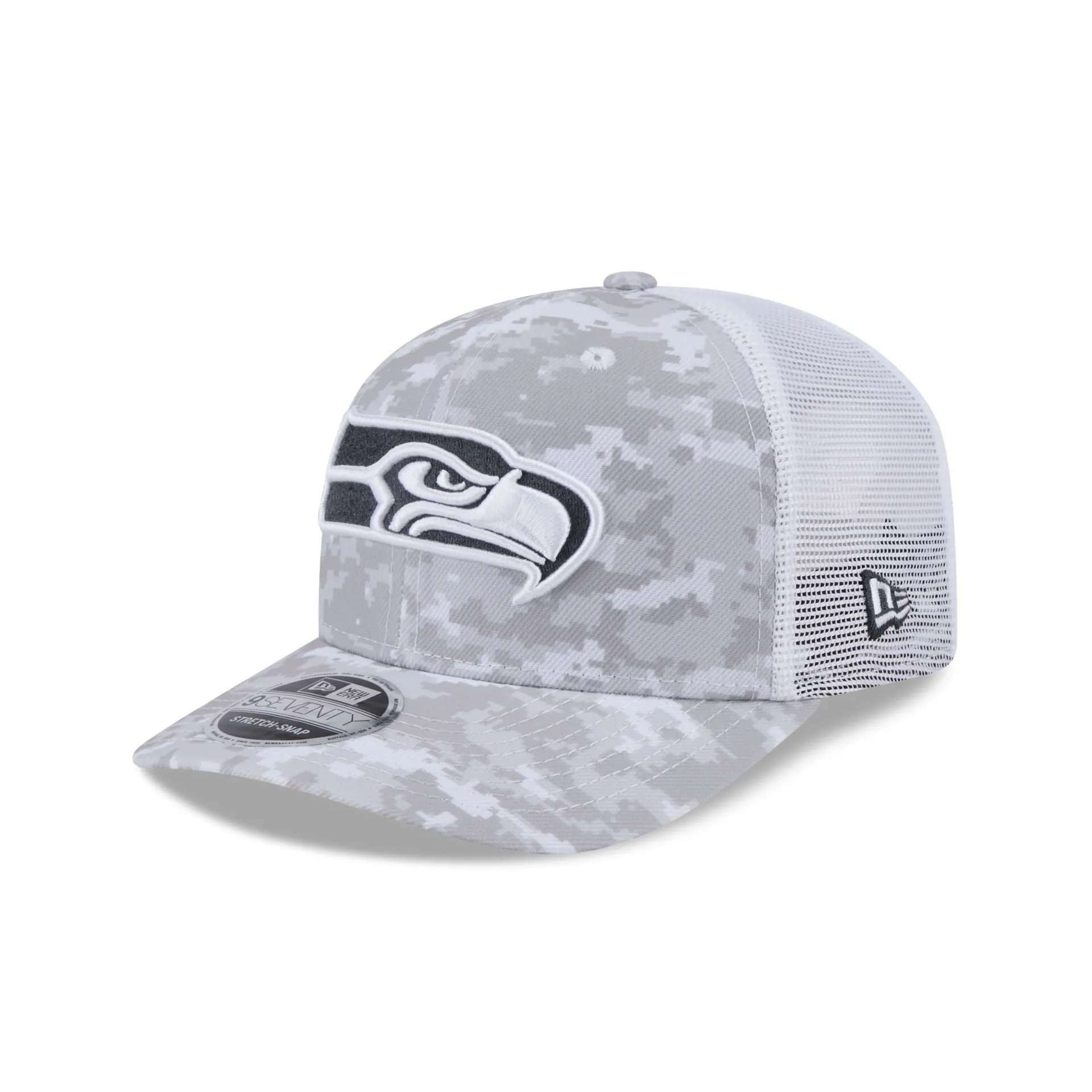 Seattle Seahawks 2024 Salute to Service 9SEVENTY Trucker Hat sold by New Era product image thumbnail 3
