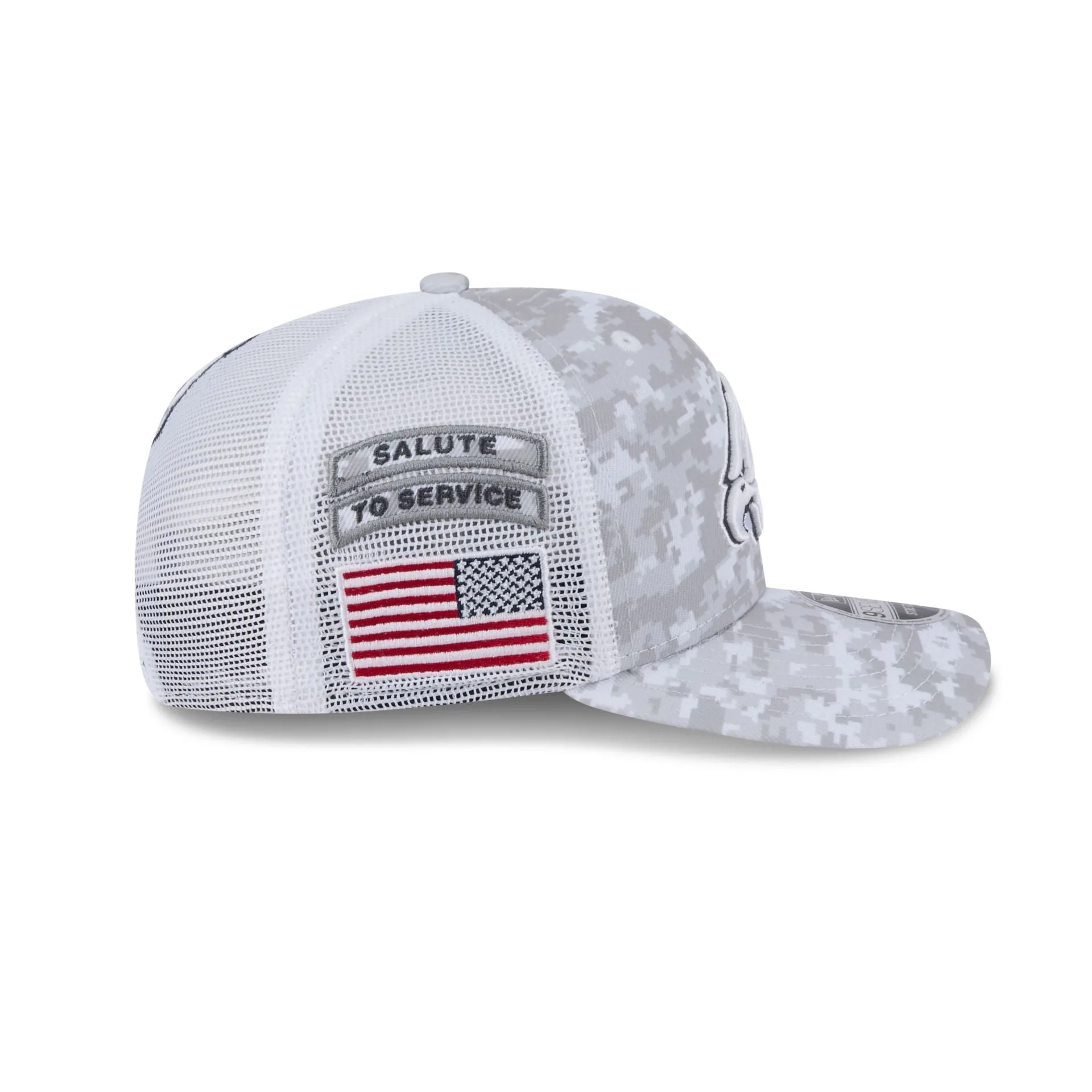 Philadelphia Eagles 2024 Salute to Service 9SEVENTY Trucker Hat sold by New Era product image thumbnail 4
