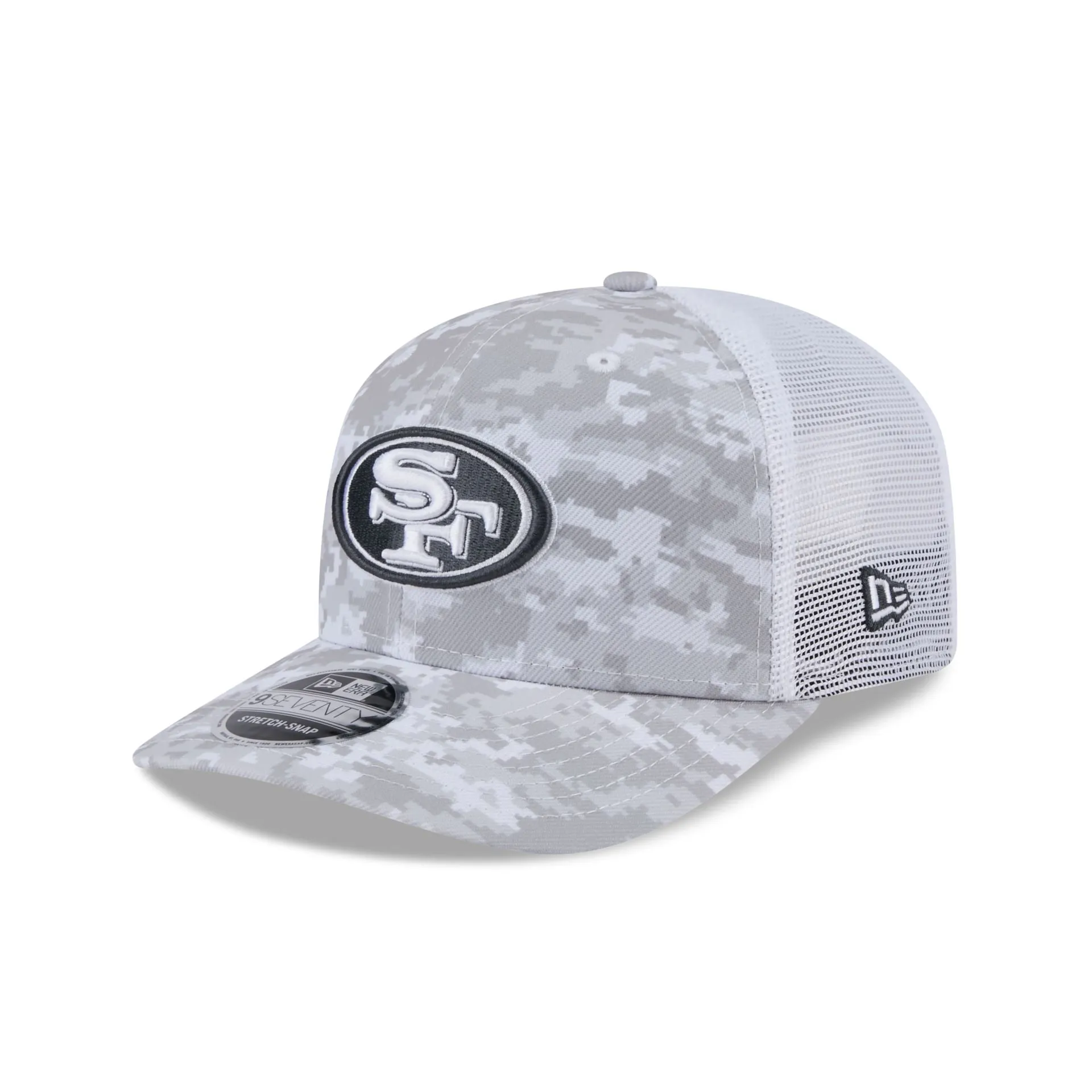 San Francisco 49ers 2024 Salute to Service 9SEVENTY Trucker Hat sold by New Era product image thumbnail 3