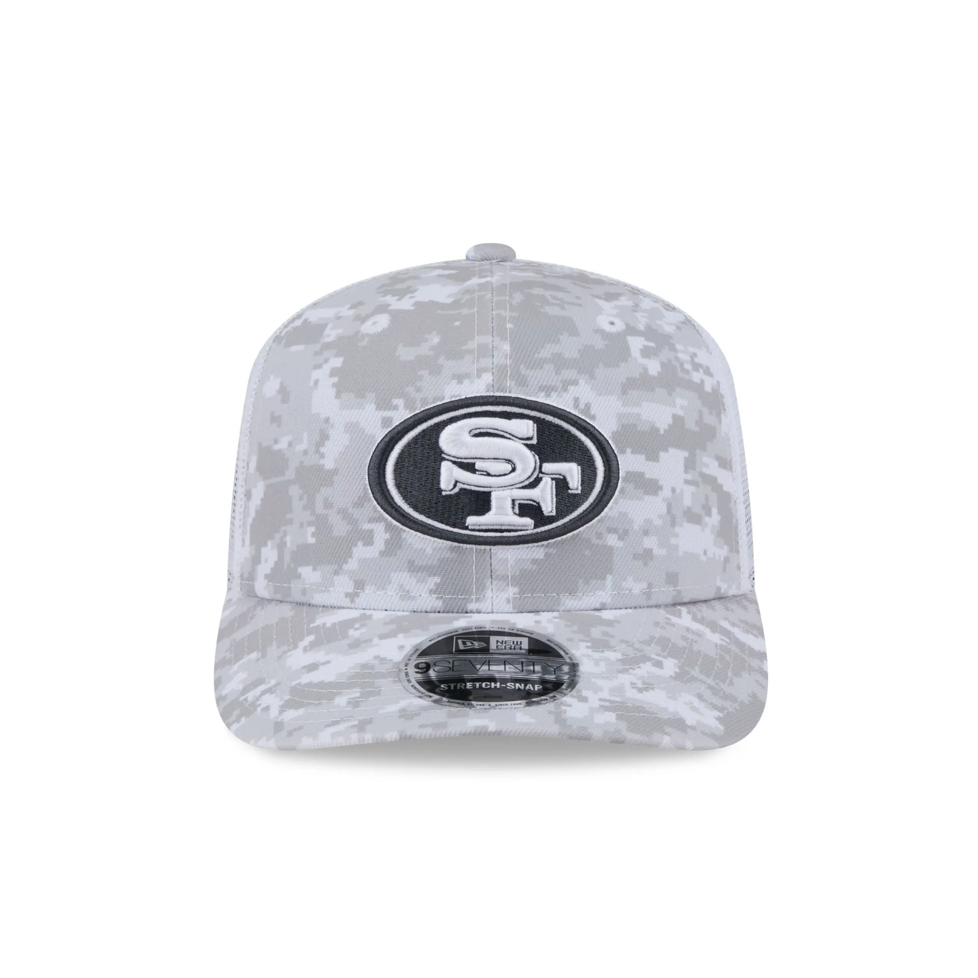 San Francisco 49ers 2024 Salute to Service 9SEVENTY Trucker Hat sold by New Era product image thumbnail 2