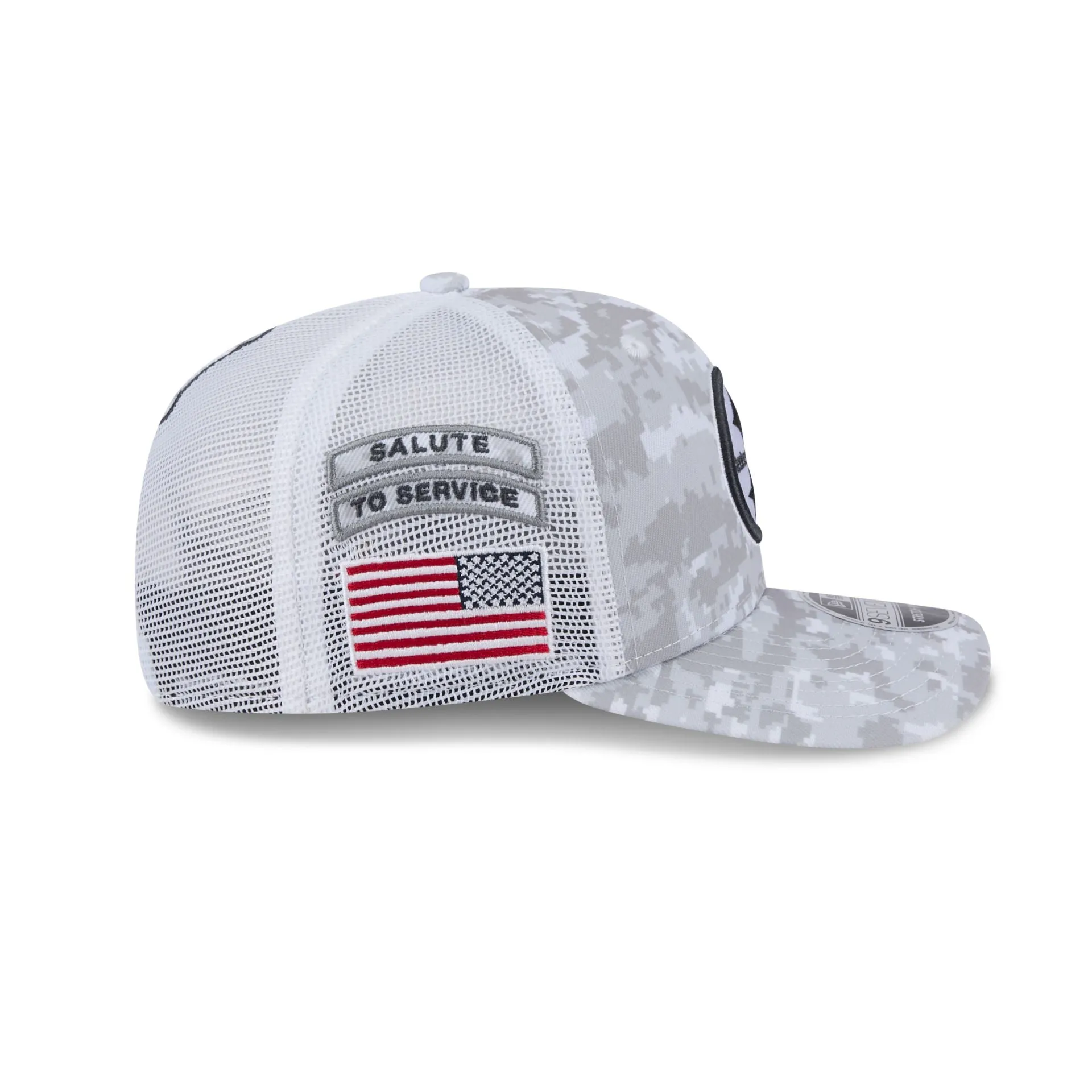 Pittsburgh Steelers 2024 Salute to Service 9SEVENTY Trucker Hat sold by New Era product image thumbnail 4