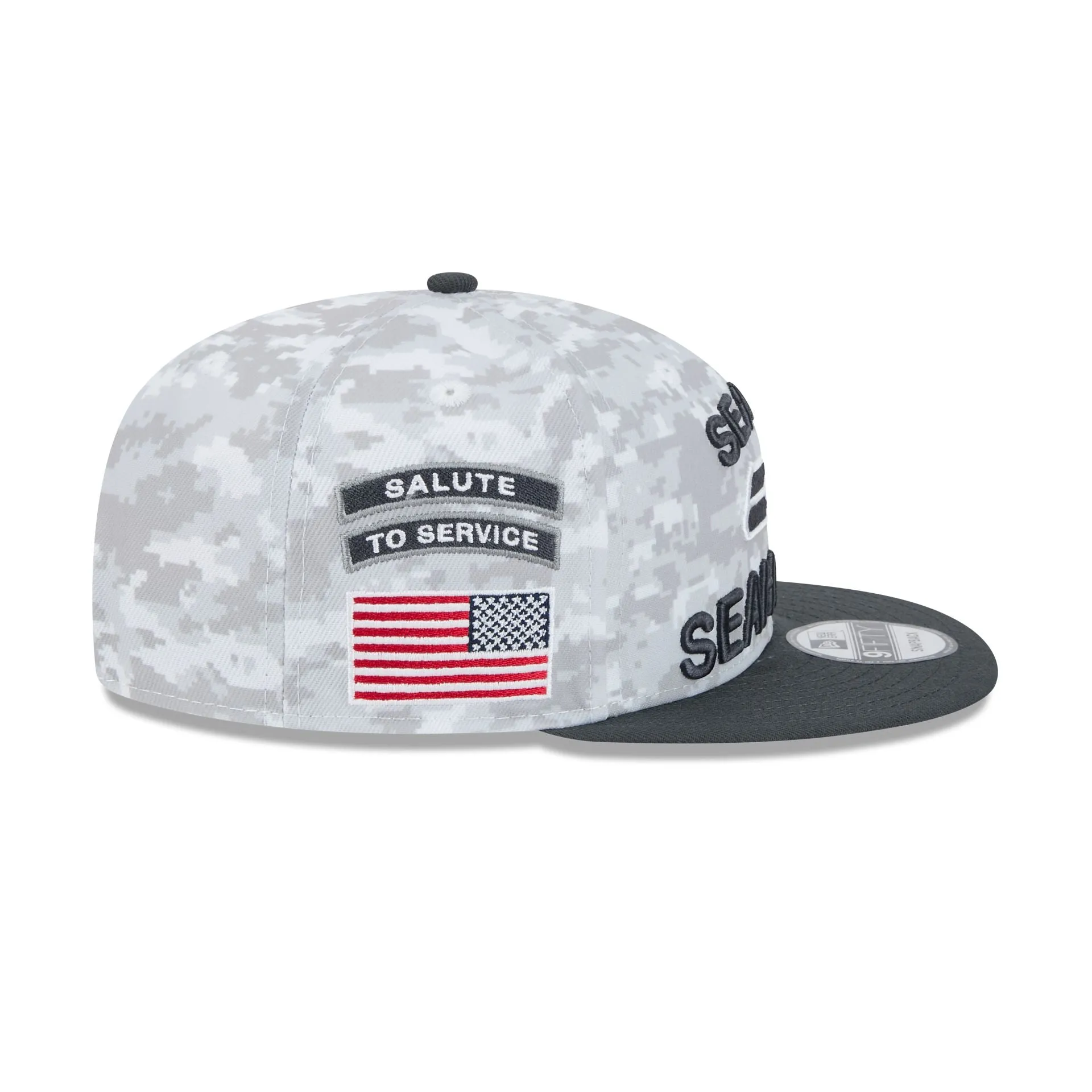 Seattle Seahawks 2024 Salute to Service 9FIFTY Snapback Hat sold by New Era product image thumbnail 4