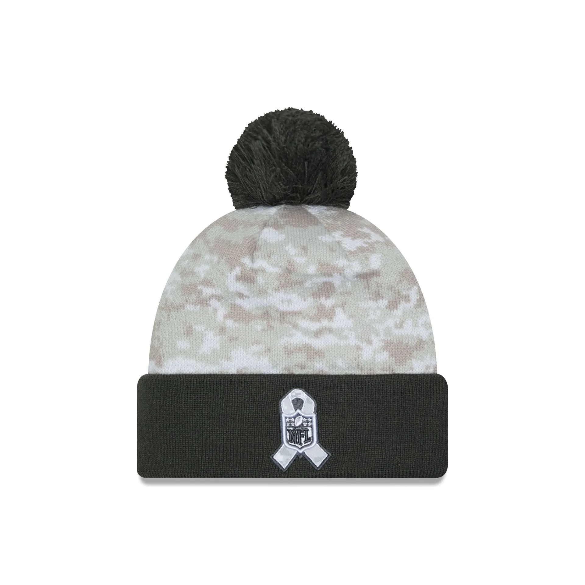 Seattle Seahawks 2024 Salute to Service Pom Knit Hat sold by New Era product image thumbnail 2