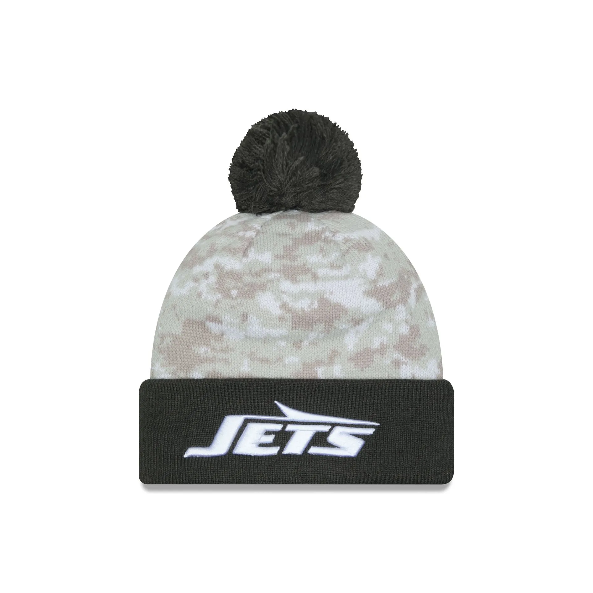 New York Jets 2024 Salute to Service Pom Knit Hat sold by New Era
