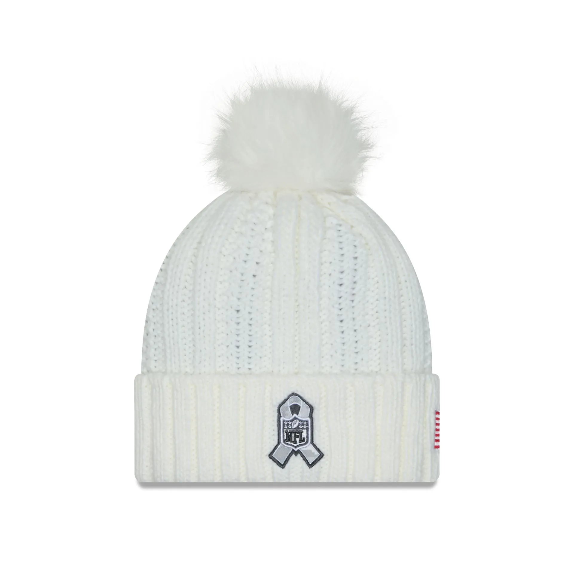 Miami Dolphins 2024 Salute to Service Women's Pom Knit Hat sold by New Era product image thumbnail 2