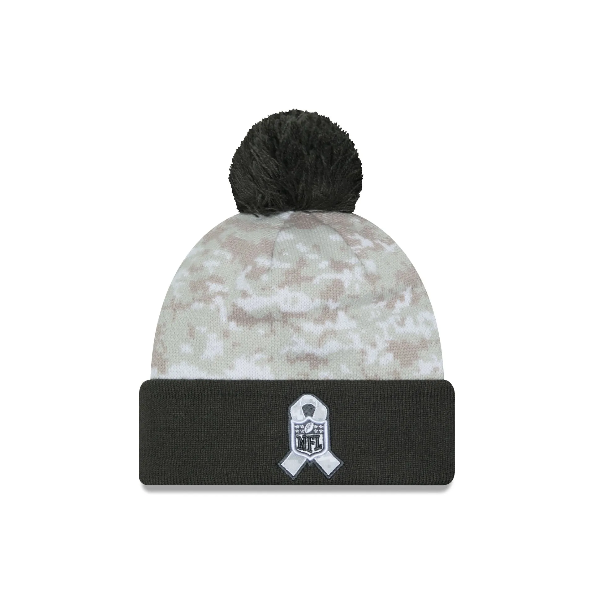 Las Vegas Raiders 2024 Salute to Service Pom Knit Hat sold by New Era product image thumbnail 2