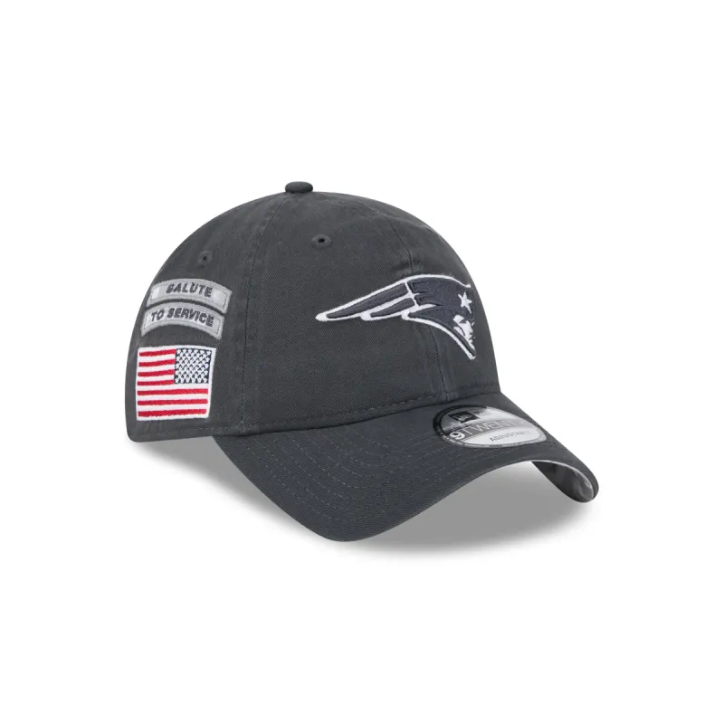 New England Patriots 2024 Salute to Service 9TWENTY Adjustable Hat sold by New Era