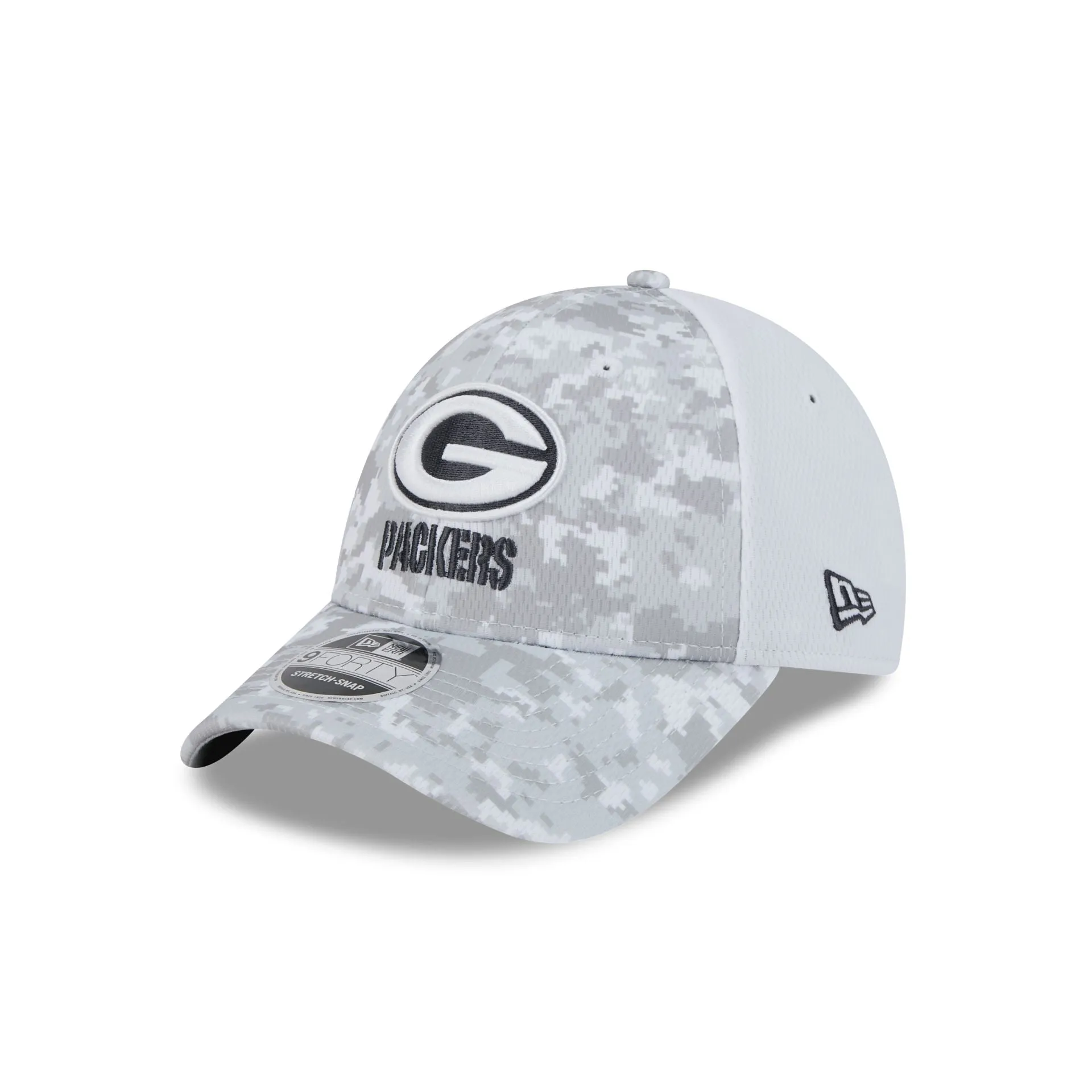 Green Bay Packers 2024 Salute to Service 9FORTY Stretch-Snap Hat sold by New Era product image thumbnail 3