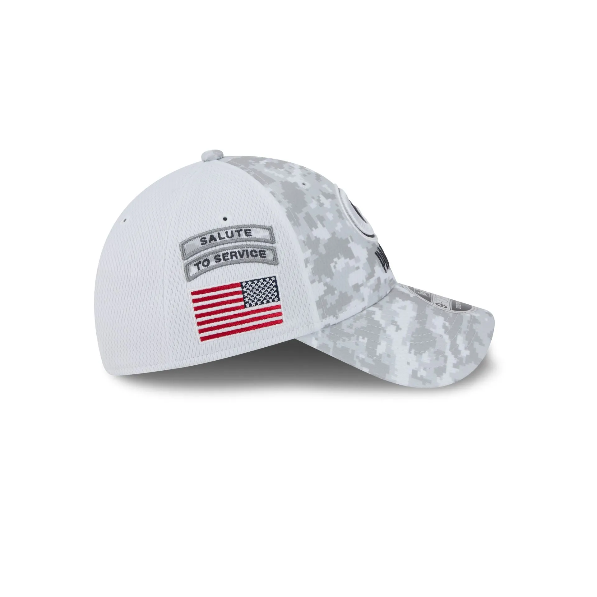 Green Bay Packers 2024 Salute to Service 9FORTY Stretch-Snap Hat sold by New Era product image thumbnail 4