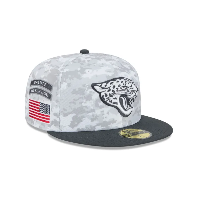 Jacksonville Jaguars 2024 Salute to Service 59FIFTY Fitted Hat sold by New Era