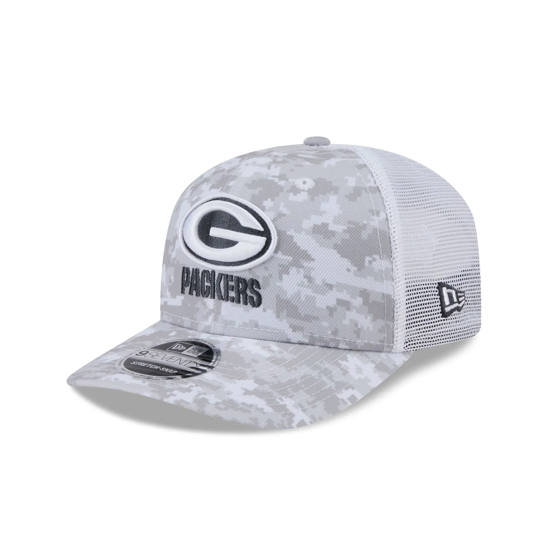 Green Bay Packers 2024 Salute to Service 9SEVENTY Trucker Hat sold by New Era product image thumbnail 3