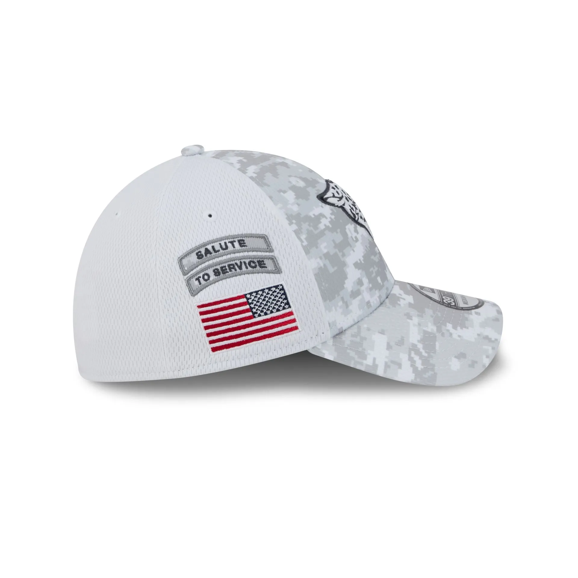 Jacksonville Jaguars 2024 Salute to Service 39THIRTY Stretch Fit Hat sold by New Era product image thumbnail 4