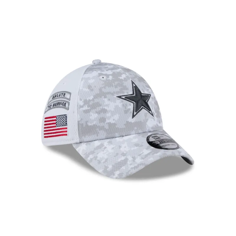 Dallas Cowboys 2024 Salute to Service 39THIRTY Stretch Fit Hat sold by New Era