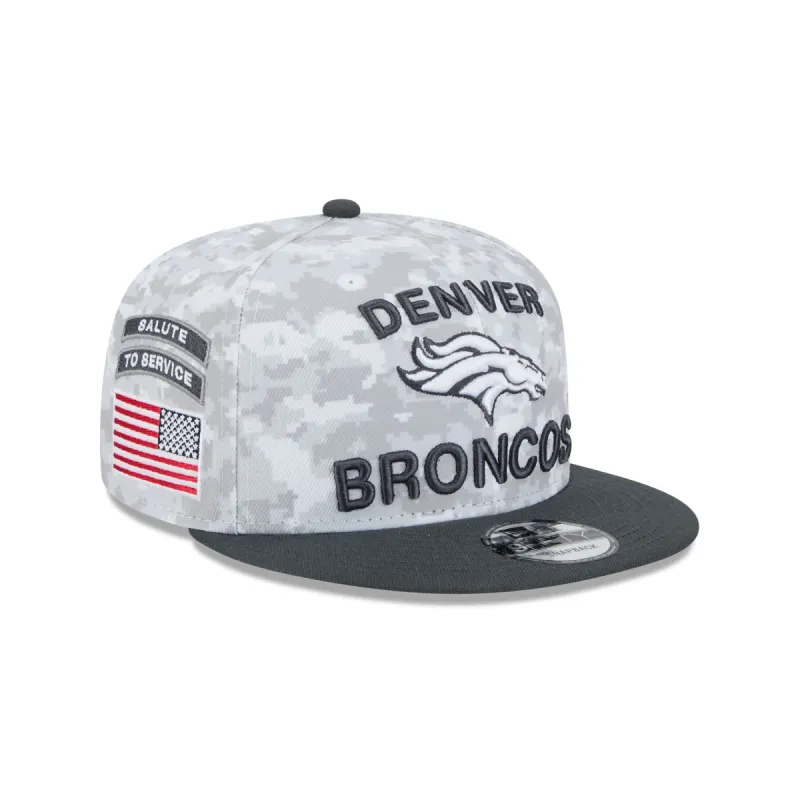 Denver Broncos 2024 Salute to Service 9FIFTY Snapback Hat sold by New Era