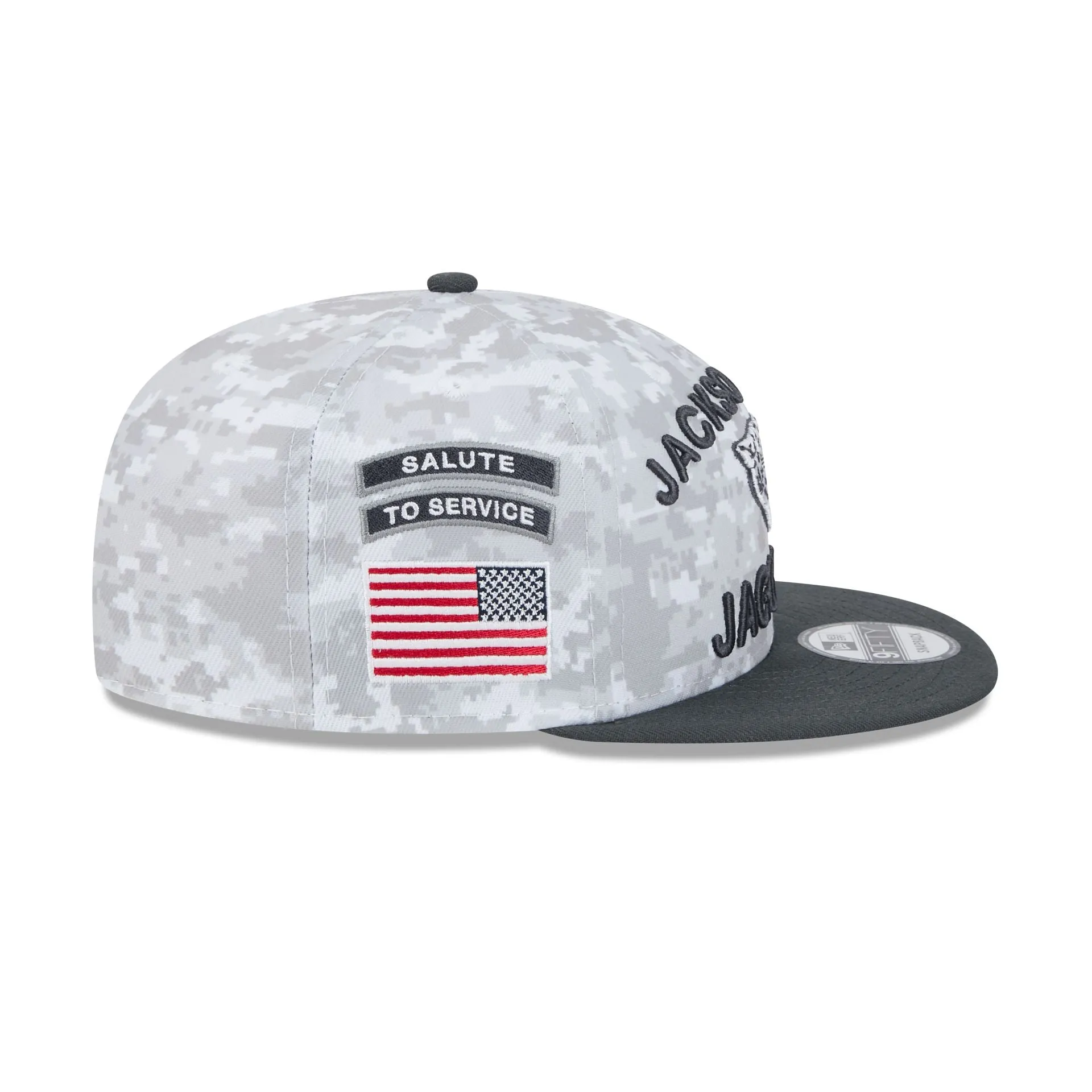 Jacksonville Jaguars 2024 Salute to Service 9FIFTY Snapback Hat sold by New Era product image thumbnail 4