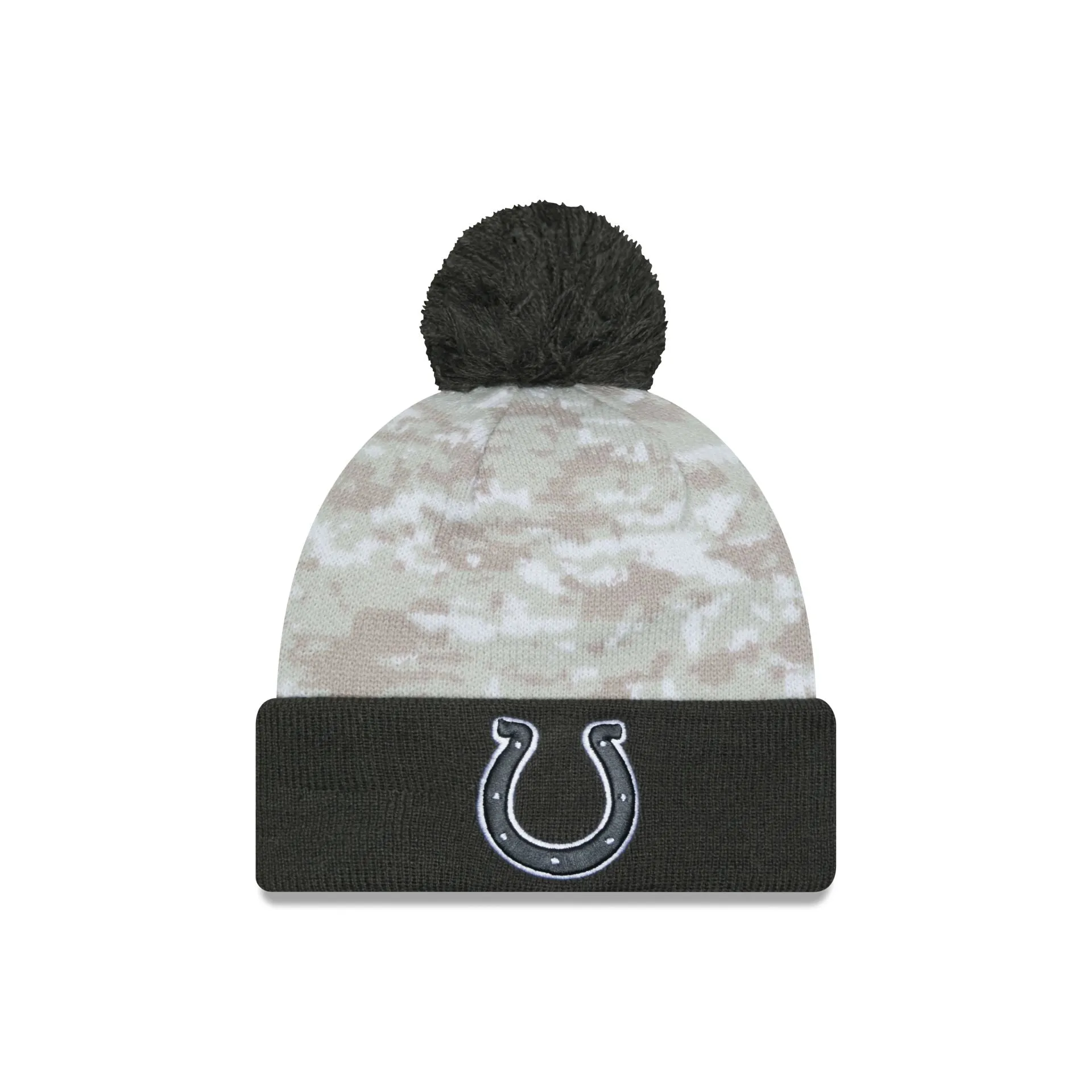 Indianapolis Colts 2024 Salute to Service Pom Knit Hat sold by New Era