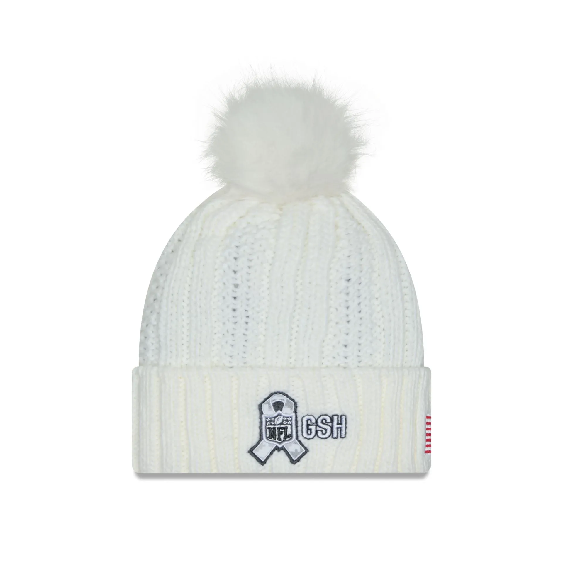 Chicago Bears 2024 Salute to Service Women's Pom Knit Hat sold by New Era product image thumbnail 2