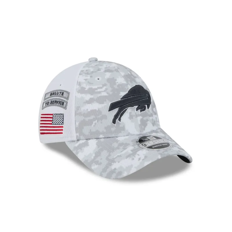 Buffalo Bills 2024 Salute to Service 9FORTY Stretch-Snap Hat sold by New Era