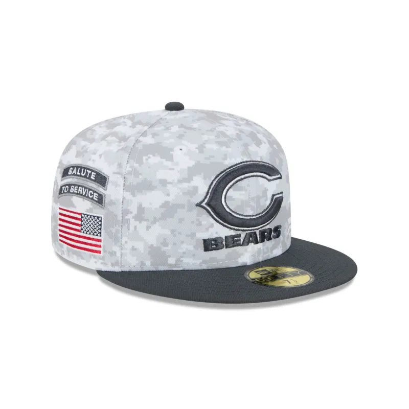 Chicago Bears 2024 Salute to Service 59FIFTY Fitted sold by New Era