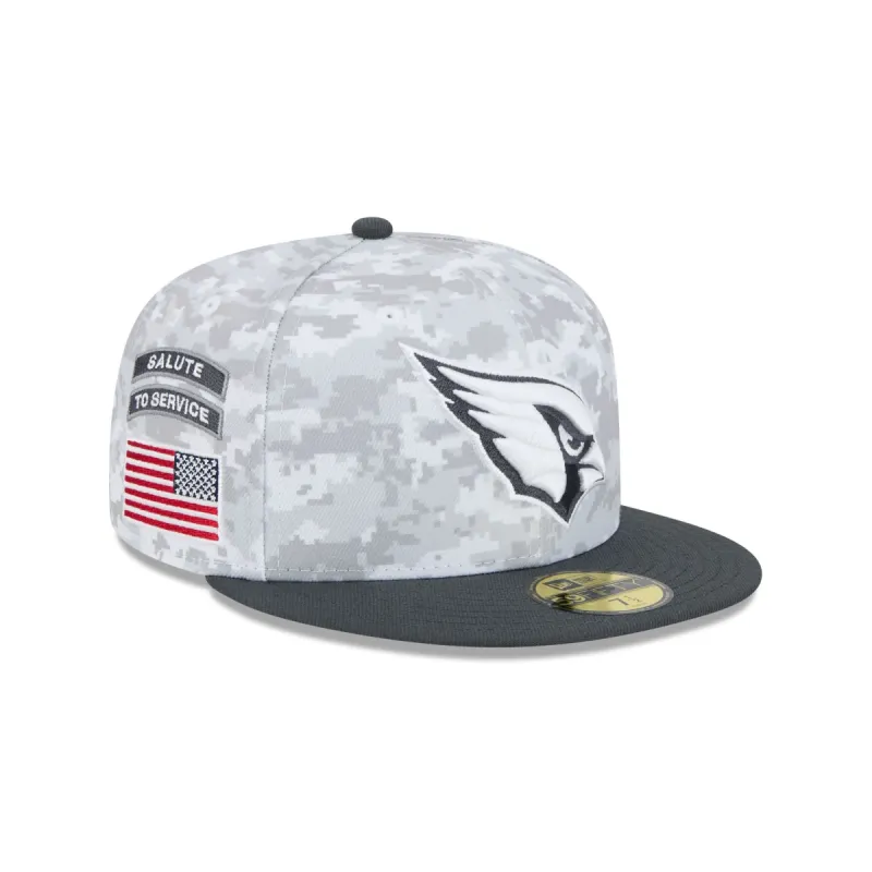 Arizona Cardinals 2024 Salute to Service 59FIFTY Fitted Hat sold by New Era