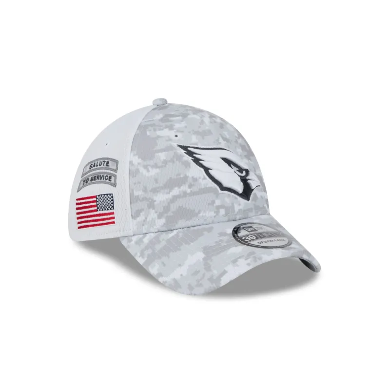 Arizona Cardinals 2024 Salute to Service 39THIRTY Stretch Fit Hat sold by New Era