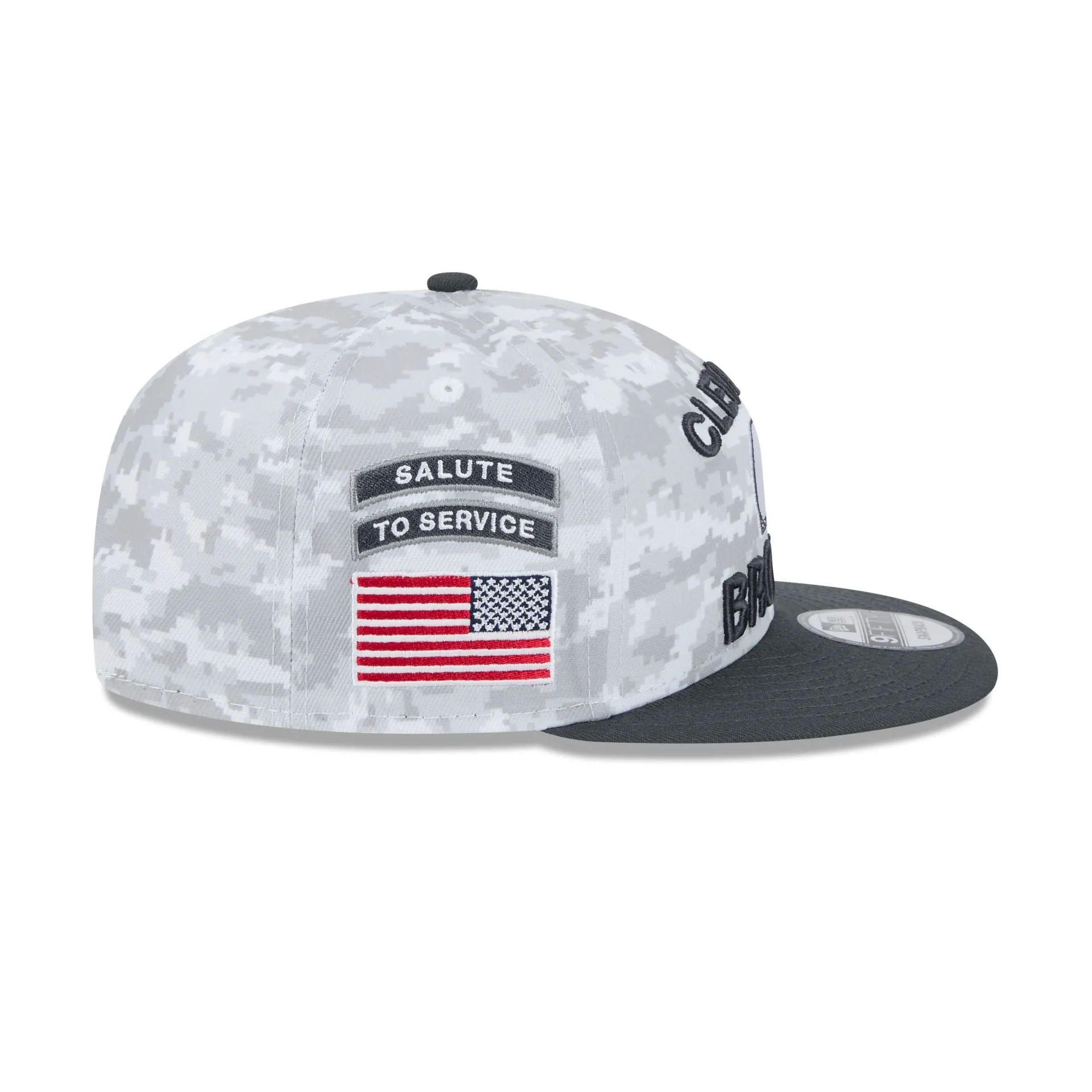 Cleveland Browns 2024 Salute to Service 9FIFTY Snapback Hat sold by New Era product image thumbnail 4