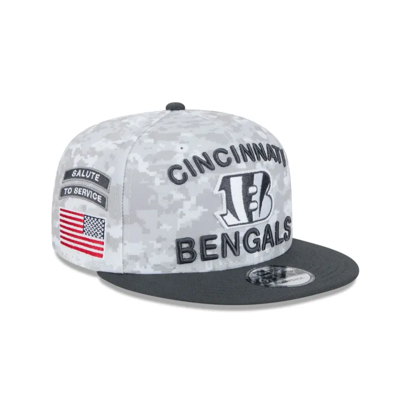 Cincinnati Bengals 2024 Salute to Service 9FIFTY Snapback Hat sold by New Era