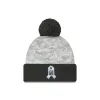 Carolina Panthers 2024 Salute to Service Pom Knit Hat sold by New Era