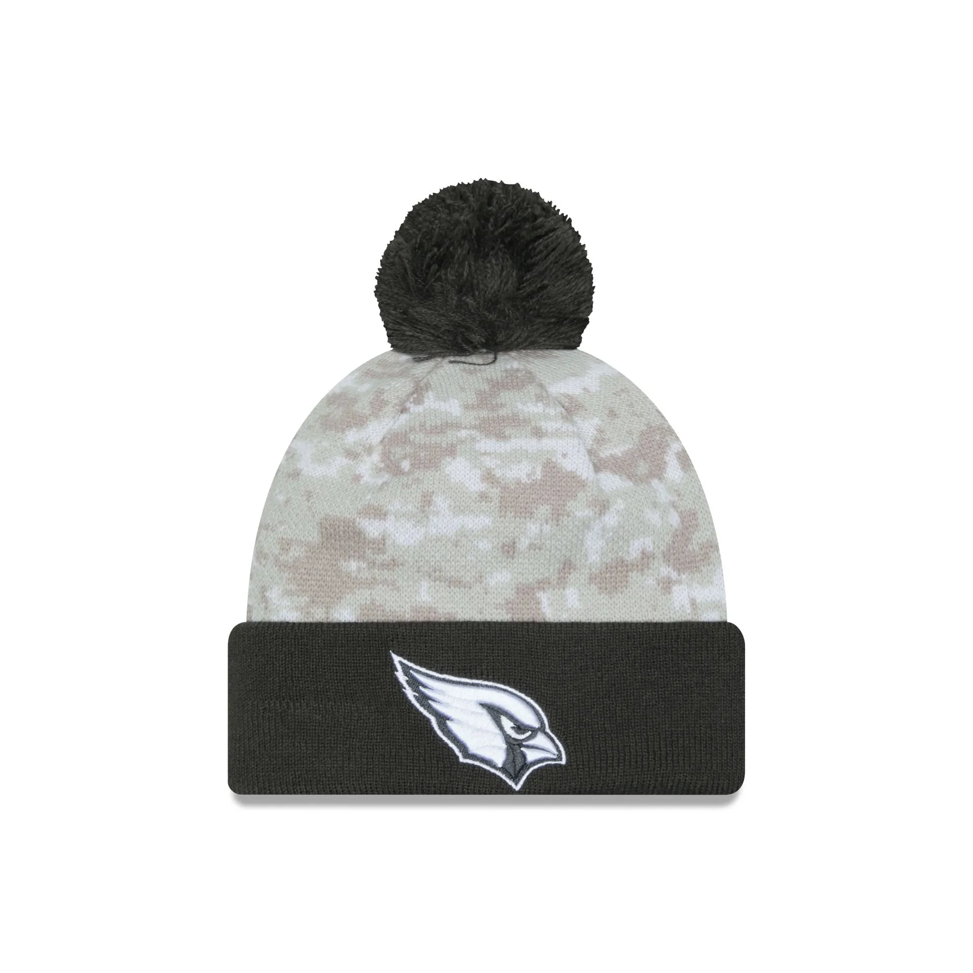 Arizona Cardinals 2024 Salute to Service Pom Knit Hat sold by New Era